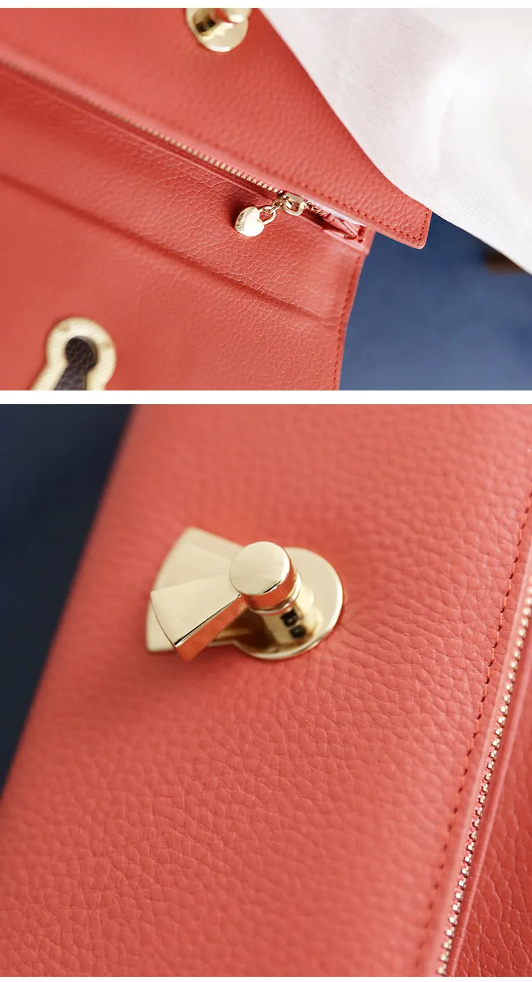 Stylish Leather Womens Bifold Long Wallet for Women Clutch Wallet