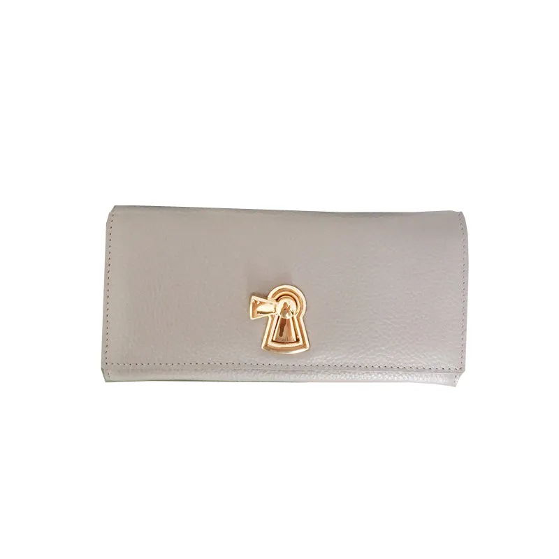 Stylish Leather Womens Bifold Long Wallet for Women Clutch Wallet
