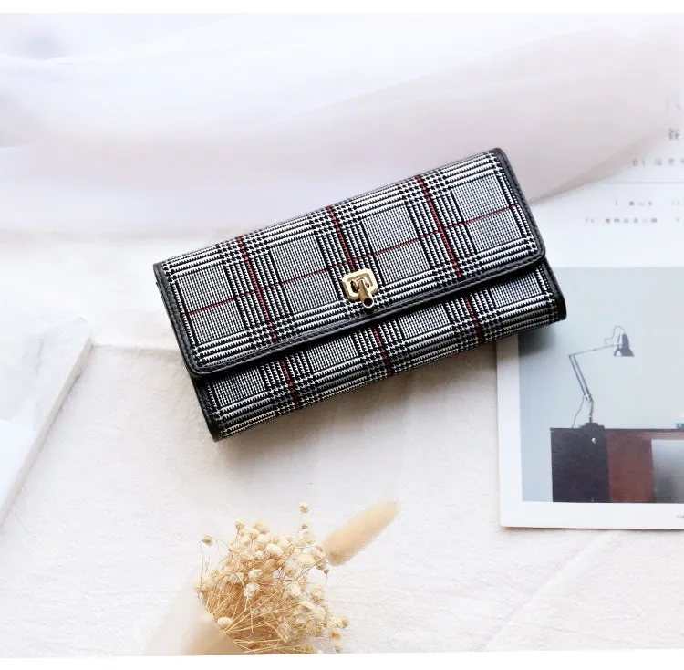 Stylish Leather Womens Long Wallet for Women Clutch Wallet
