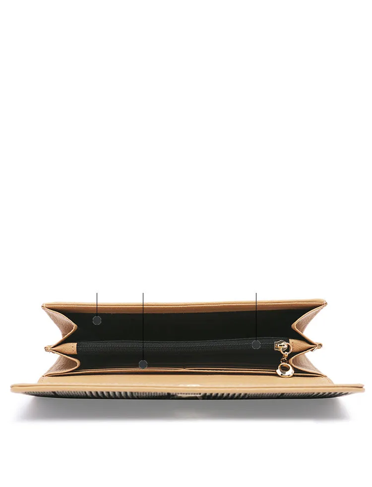 Stylish Leather Womens Long Wallet for Women Clutch Wallet