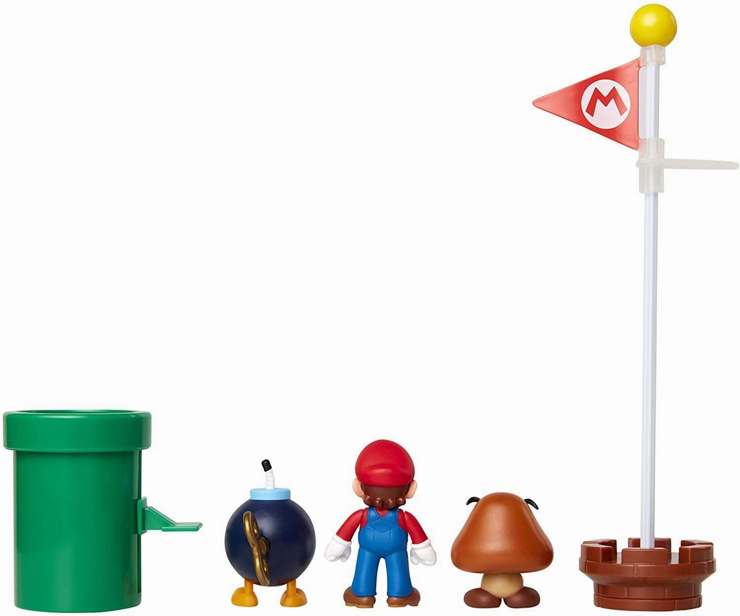 Super Mario Acorn Plains Diorama Figure Set