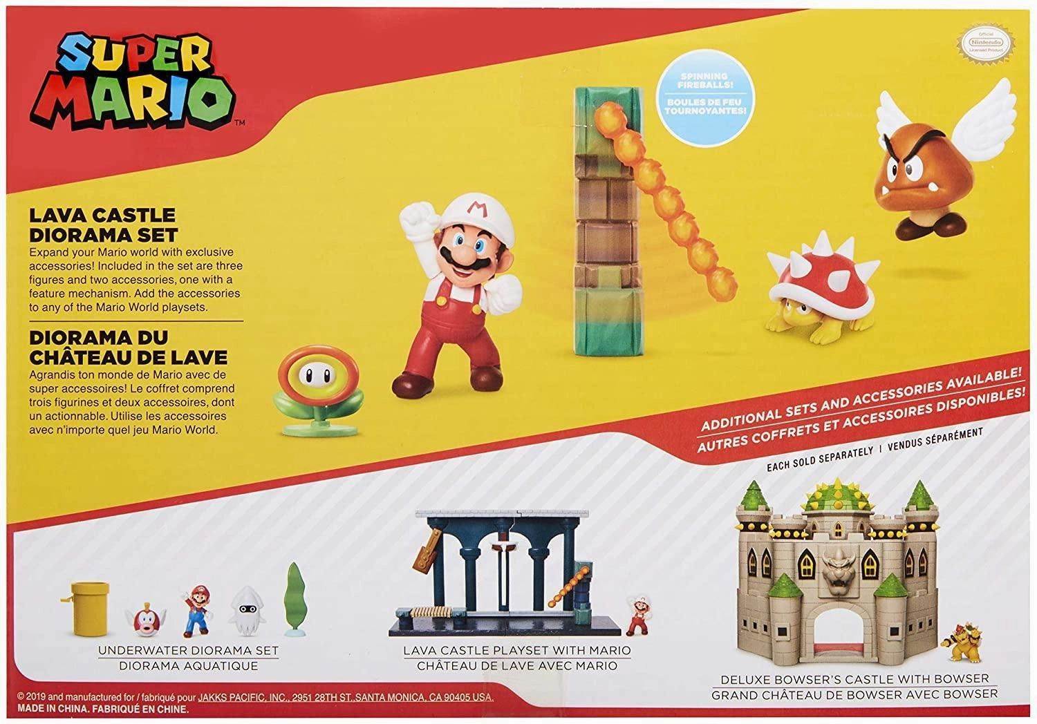 Super Mario JPA40015 Nintendo Lava Castle Playset