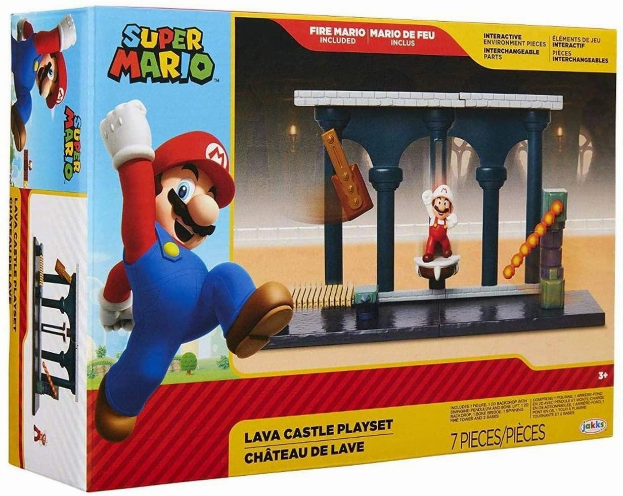 Super Mario JPA40017 Lava Castle Playset