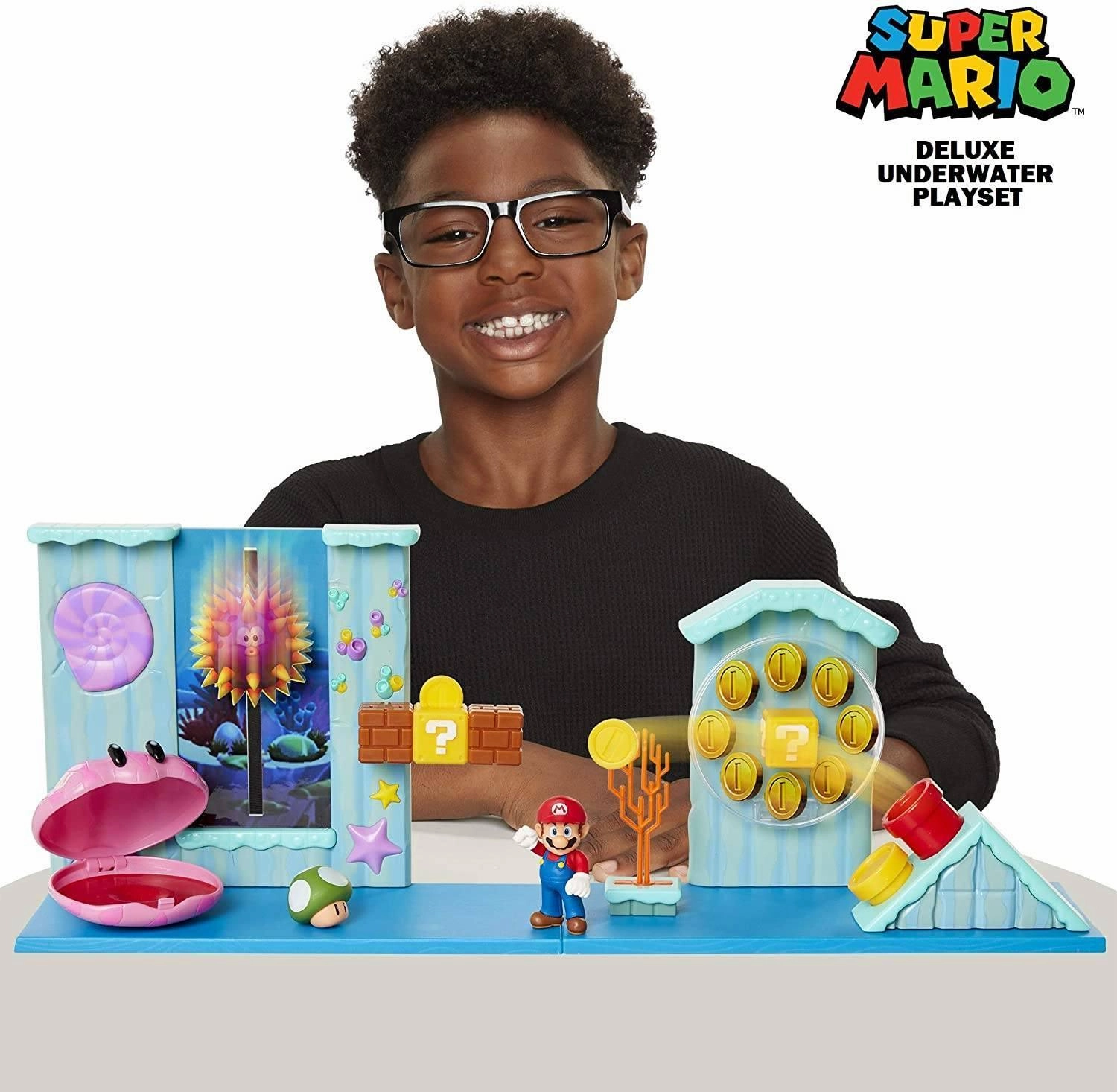 Super Mario JPA40025 Deluxe Underwater Playset