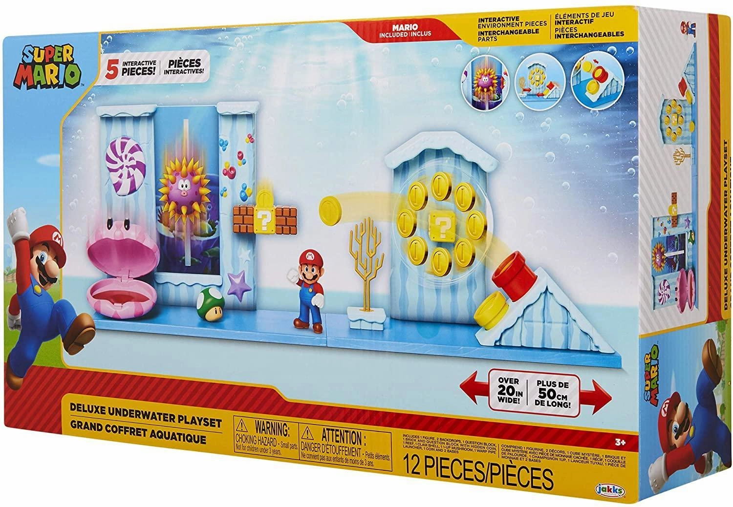 Super Mario JPA40025 Deluxe Underwater Playset