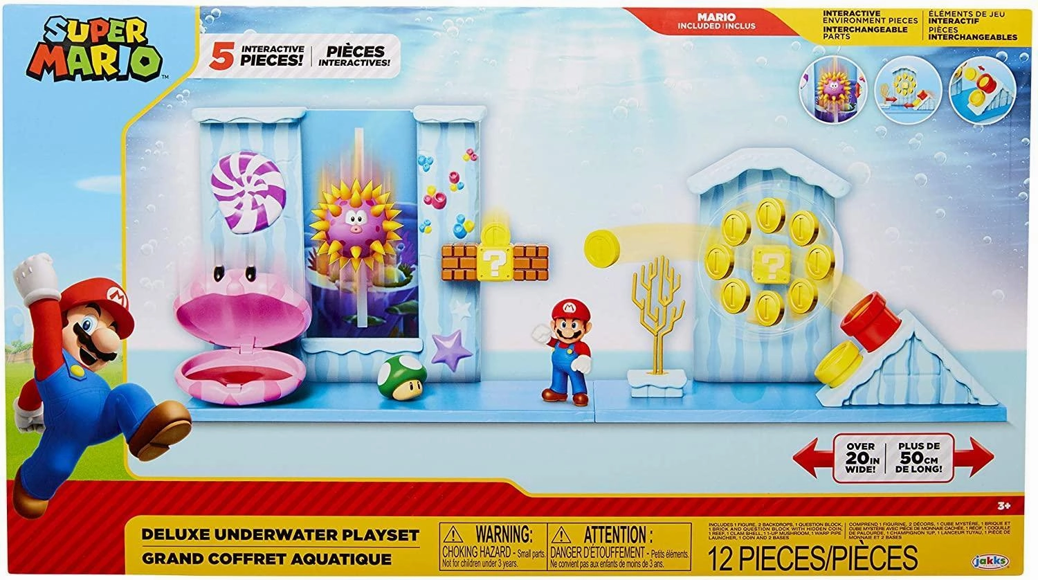 Super Mario JPA40025 Deluxe Underwater Playset