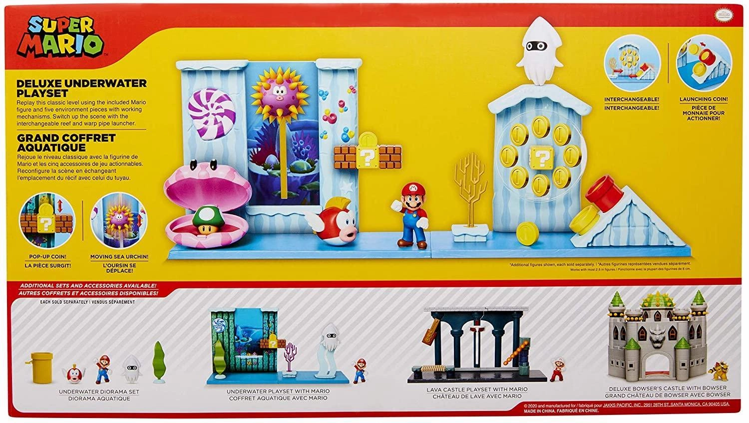 Super Mario JPA40025 Deluxe Underwater Playset