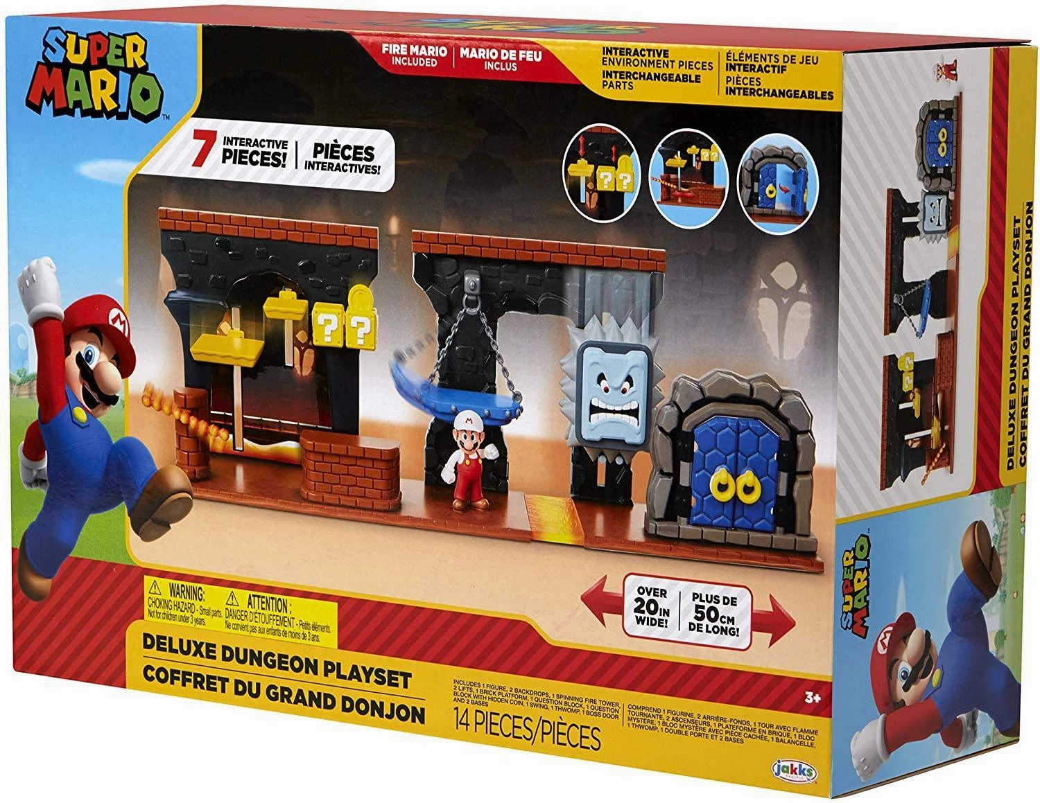 Super Mario JPA85993 Dungeon Deluxe Playset