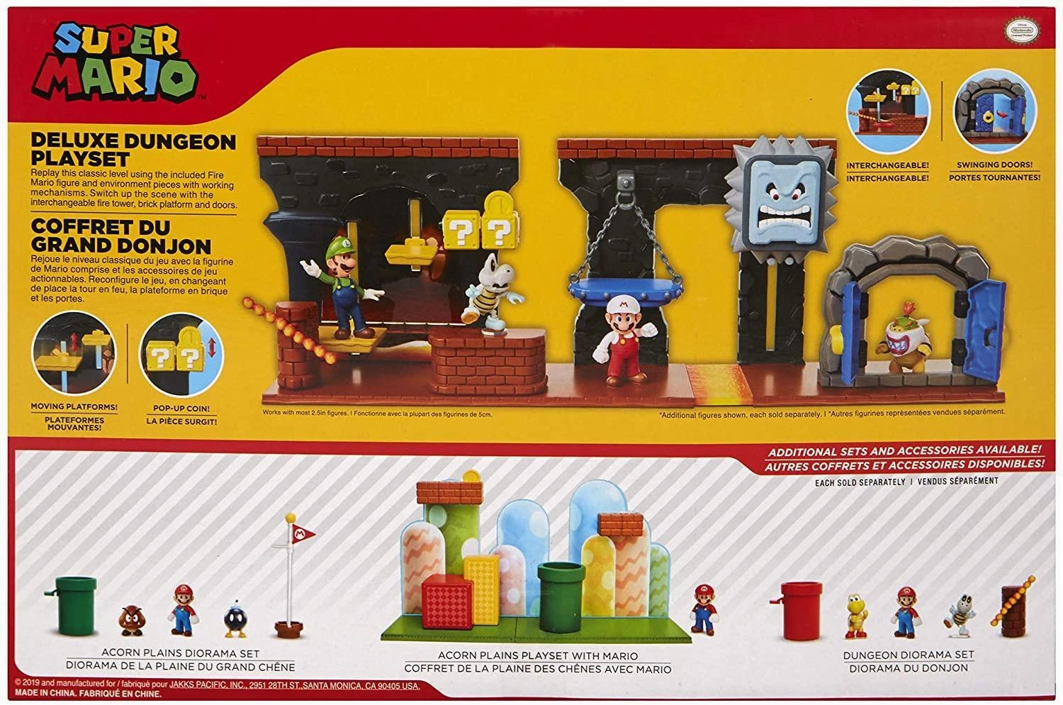 Super Mario JPA85993 Dungeon Deluxe Playset