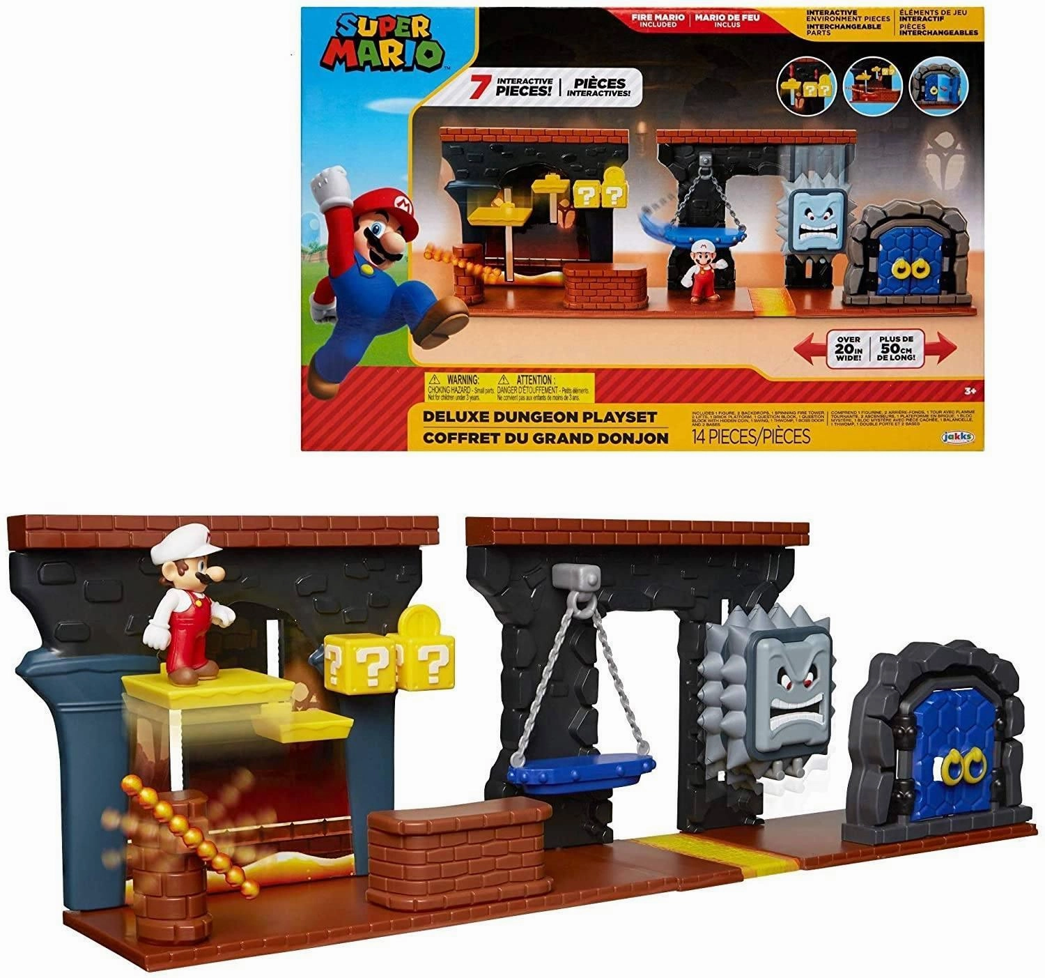 Super Mario JPA85993 Dungeon Deluxe Playset