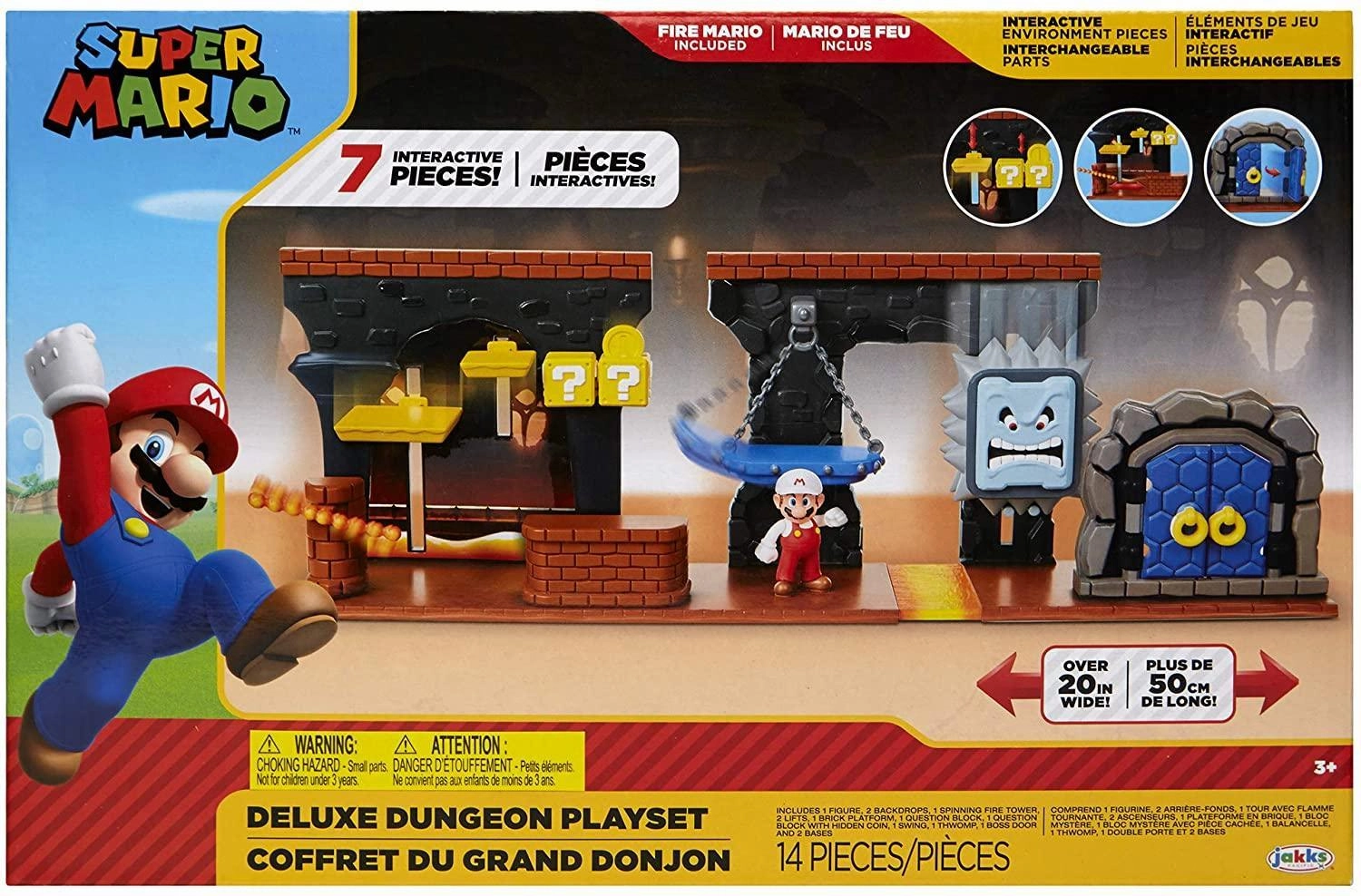 Super Mario JPA85993 Dungeon Deluxe Playset