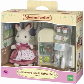Sylvanian Families Chocolate Rabbit Mother Set (Fridge)