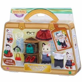 Sylvanian Families Fashion Play Set Town Girl Series Tuxedo Cat