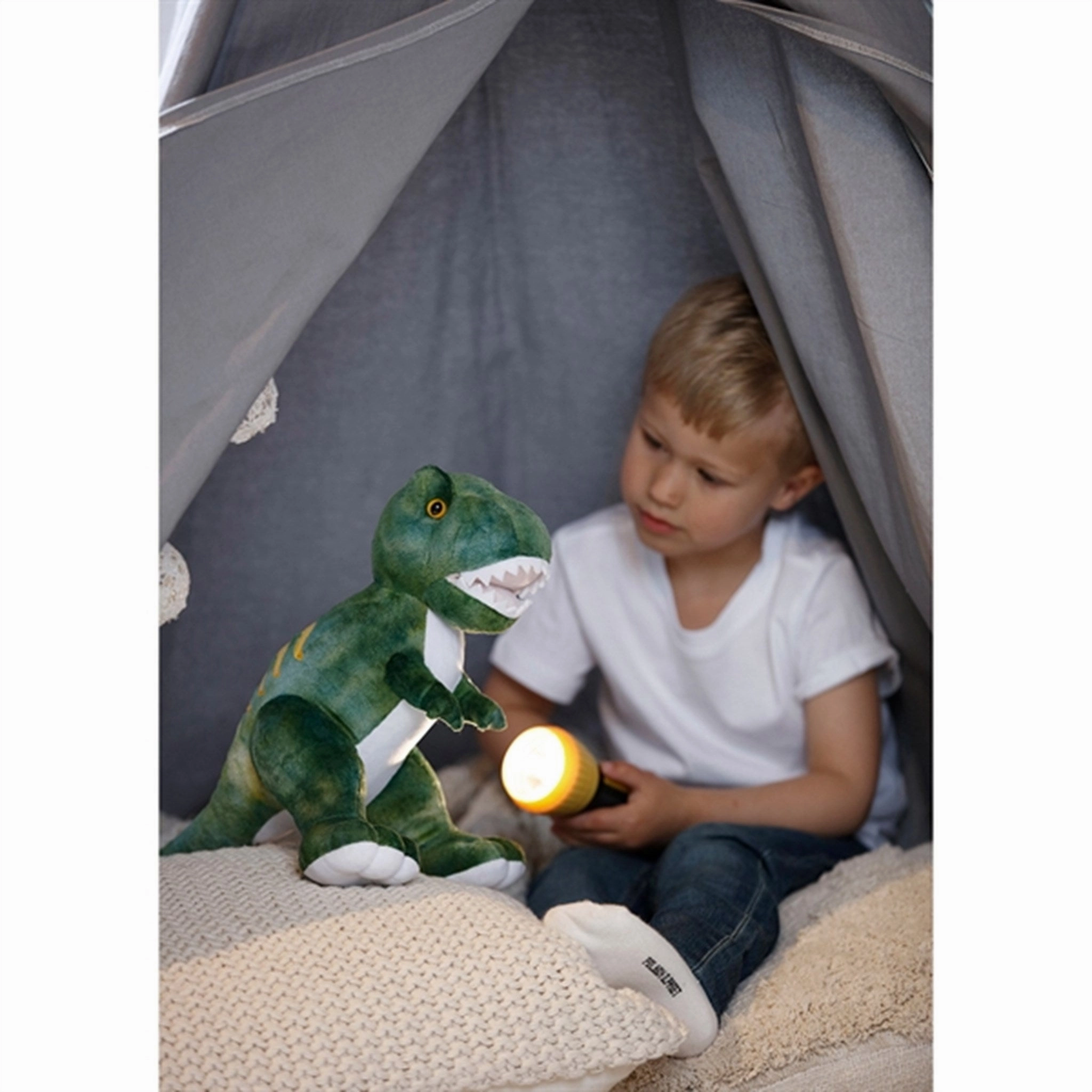 Teddykompaniet Teddy Glow Dinosaur