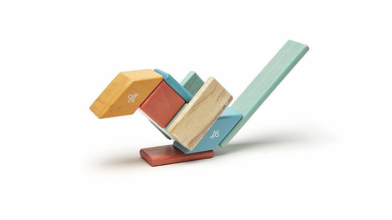 Tegu 14-Piece Magnetic Wooden Block Set
