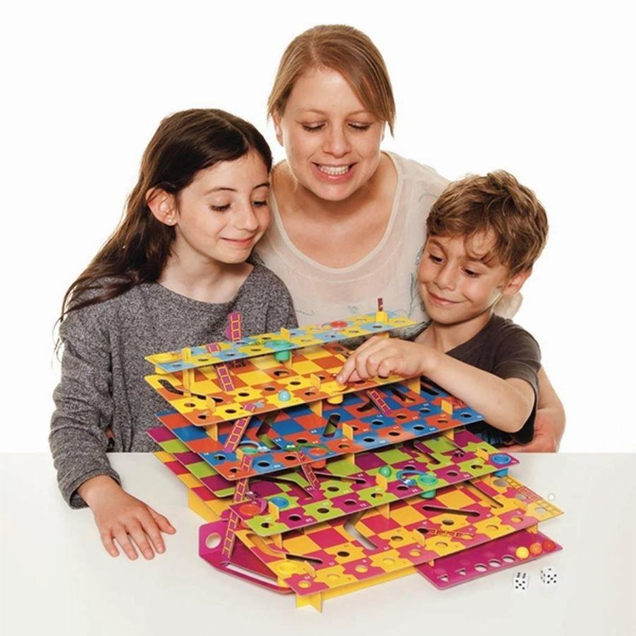 The Happy Puzzle Company - Multi-Level Snakes and Ladders Game