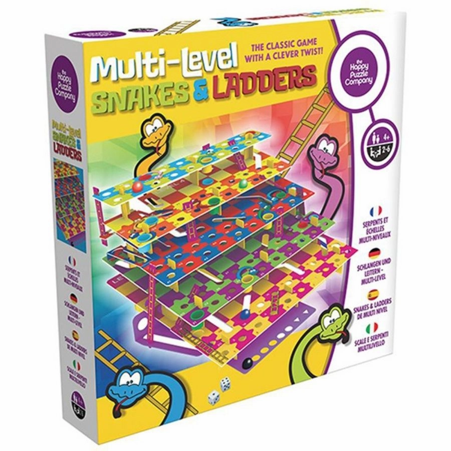 The Happy Puzzle Company - Multi-Level Snakes and Ladders Game