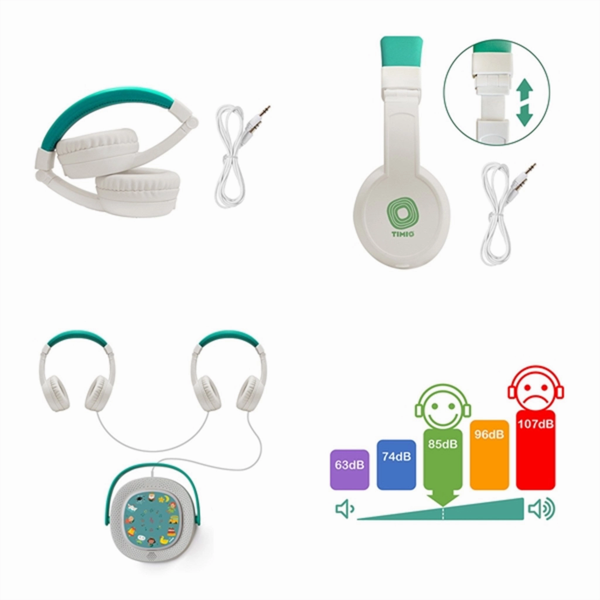 TIMIO Foldable Headphones