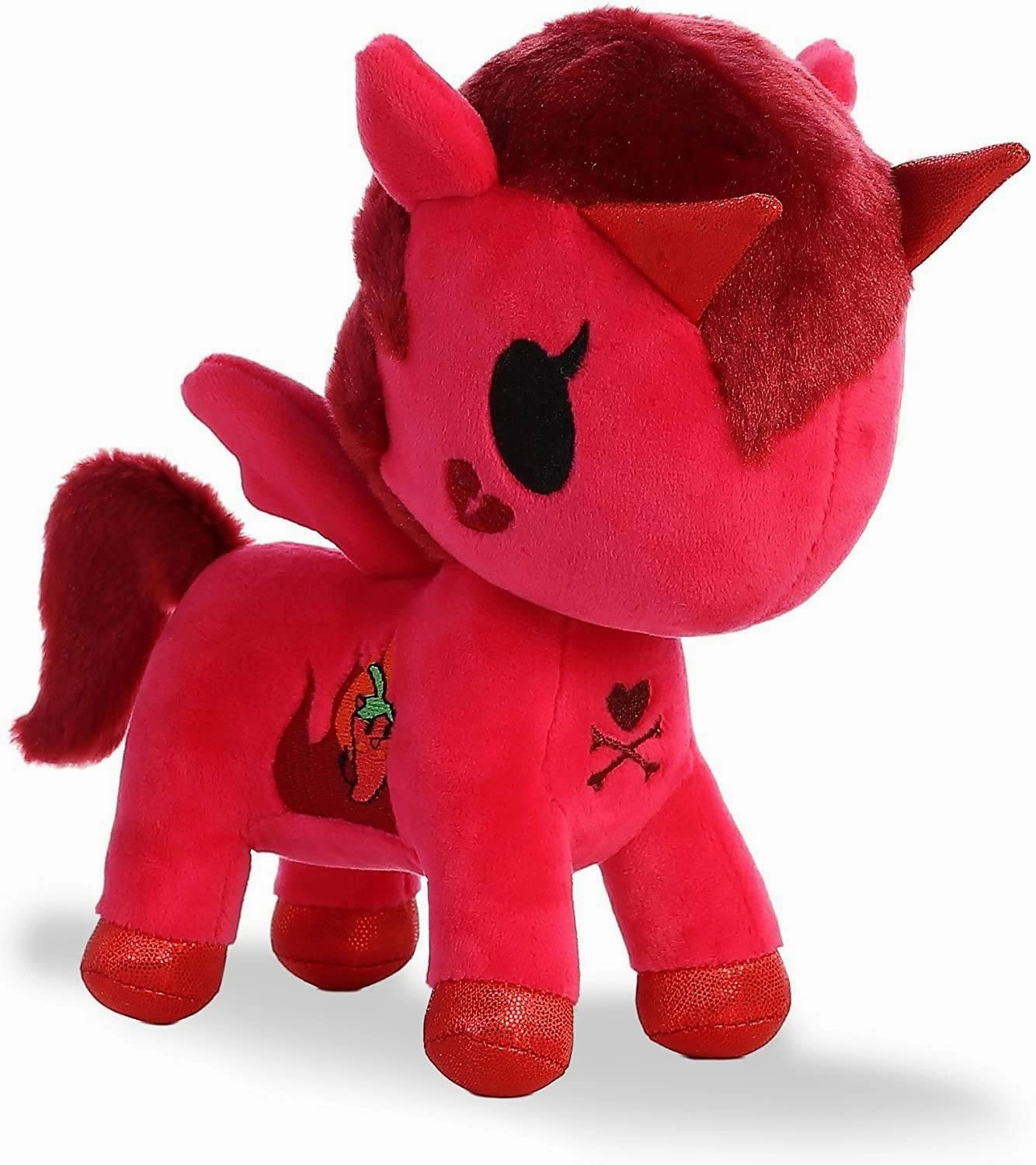 Tokidoki AURORA 15678 Plush 20cm Unicorno Pepperino - Red