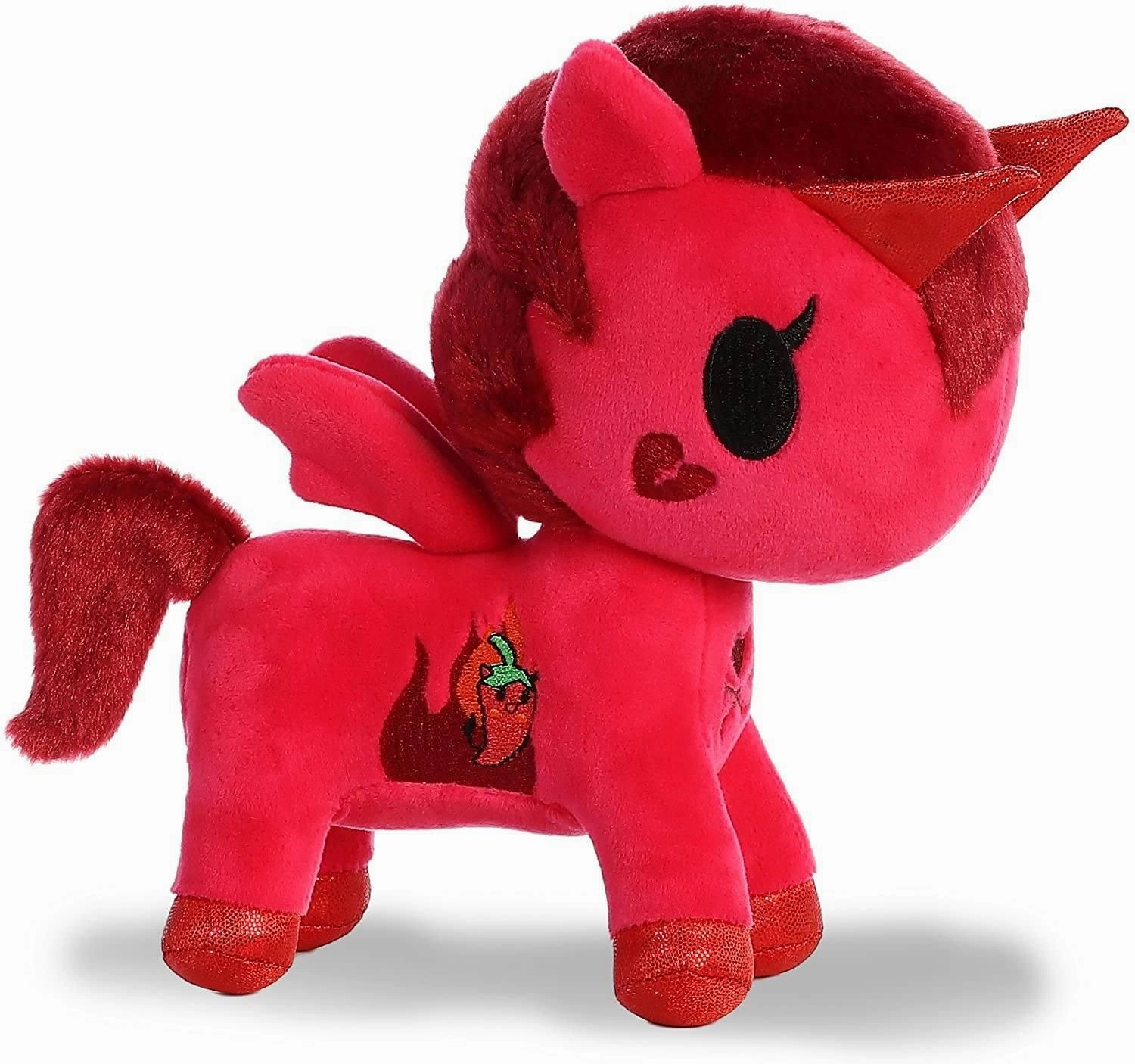 Tokidoki AURORA 15678 Plush 20cm Unicorno Pepperino - Red