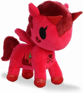Tokidoki AURORA 15678 Plush 20cm Unicorno Pepperino - Red
