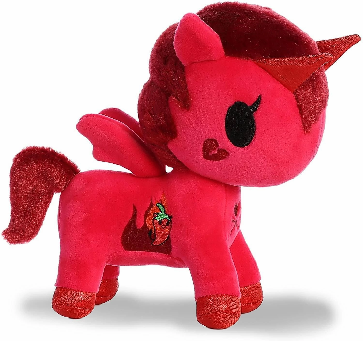 Tokidoki AURORA 15678 Plush 20cm Unicorno Pepperino - Red