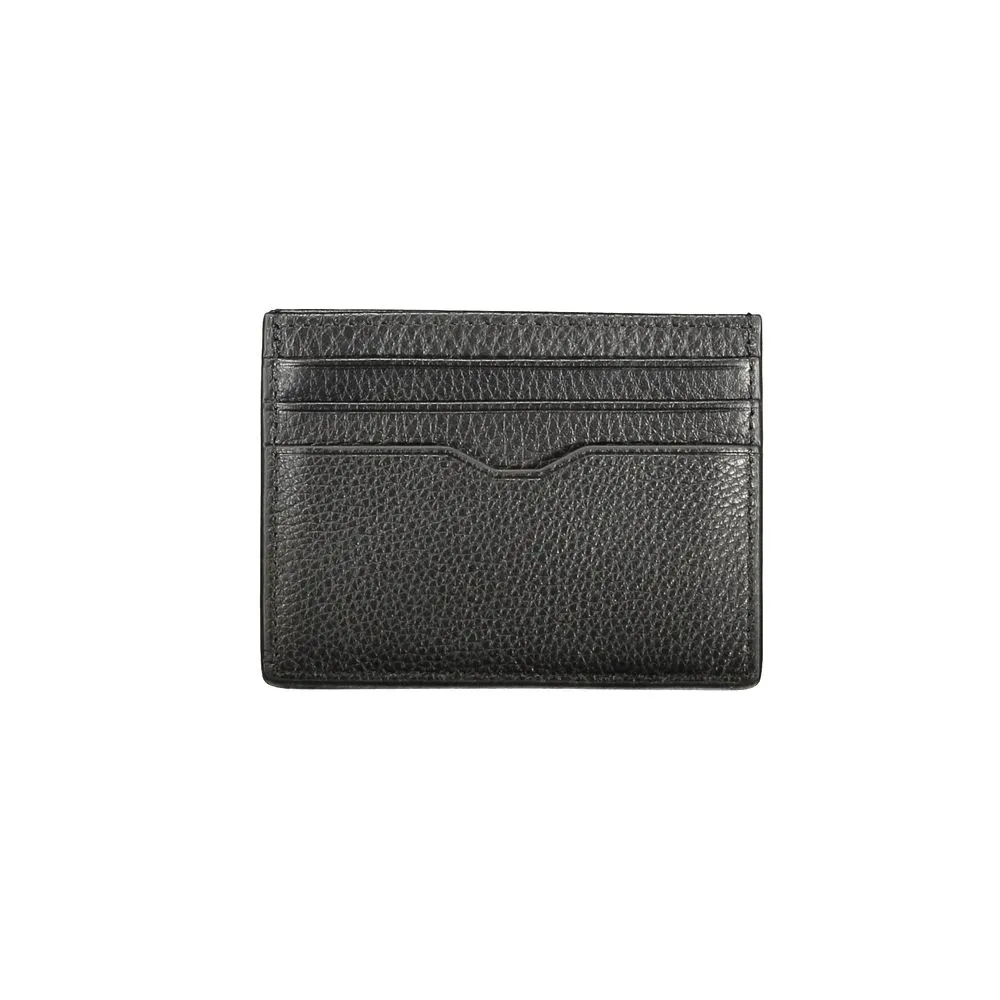 Tommy Hilfiger Black Leather Men Wallet