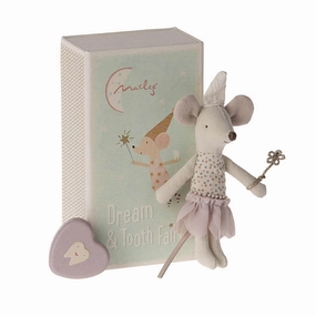 Tooth Fairy Mouse in a Matchbox - Little Sister