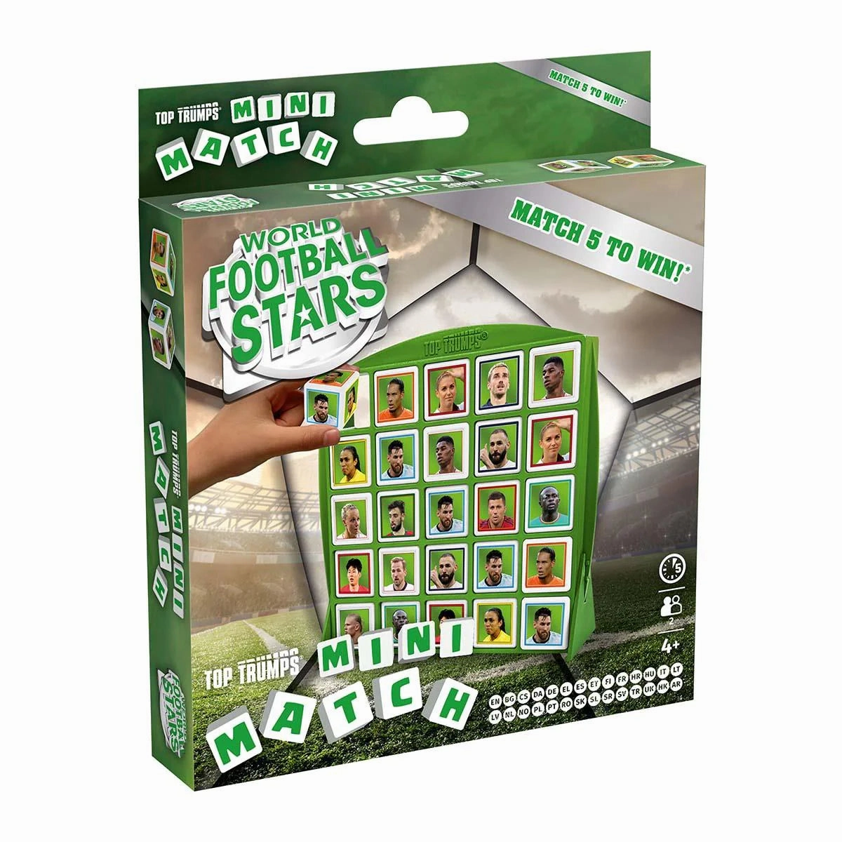 TOP TRUMPS World Football Stars Green Mini Match
