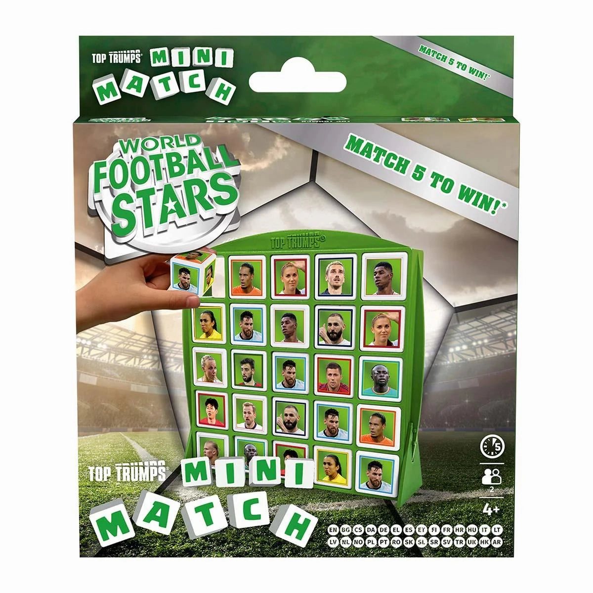 TOP TRUMPS World Football Stars Green Mini Match
