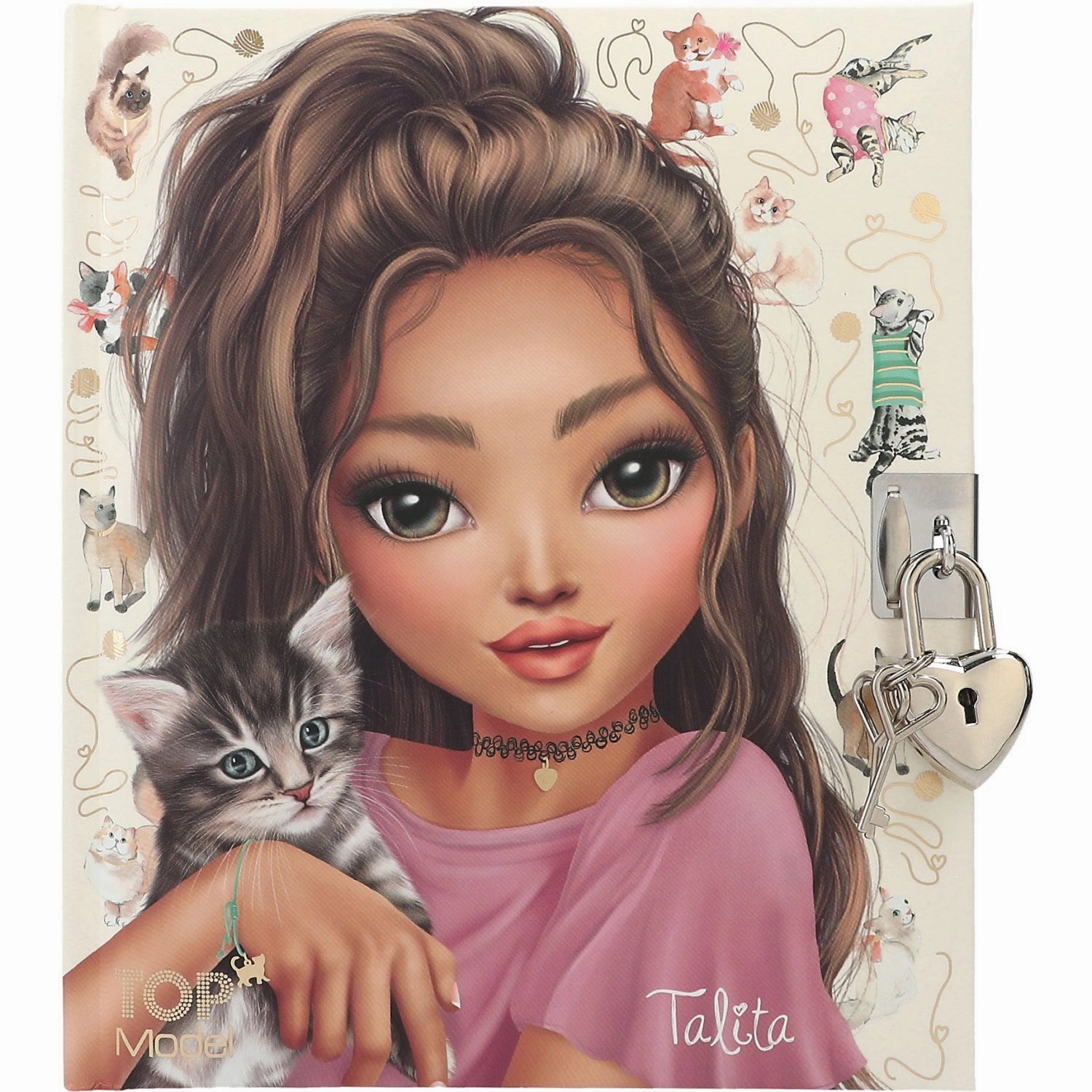 TOPModel Diary Kitty And Doggy Cat