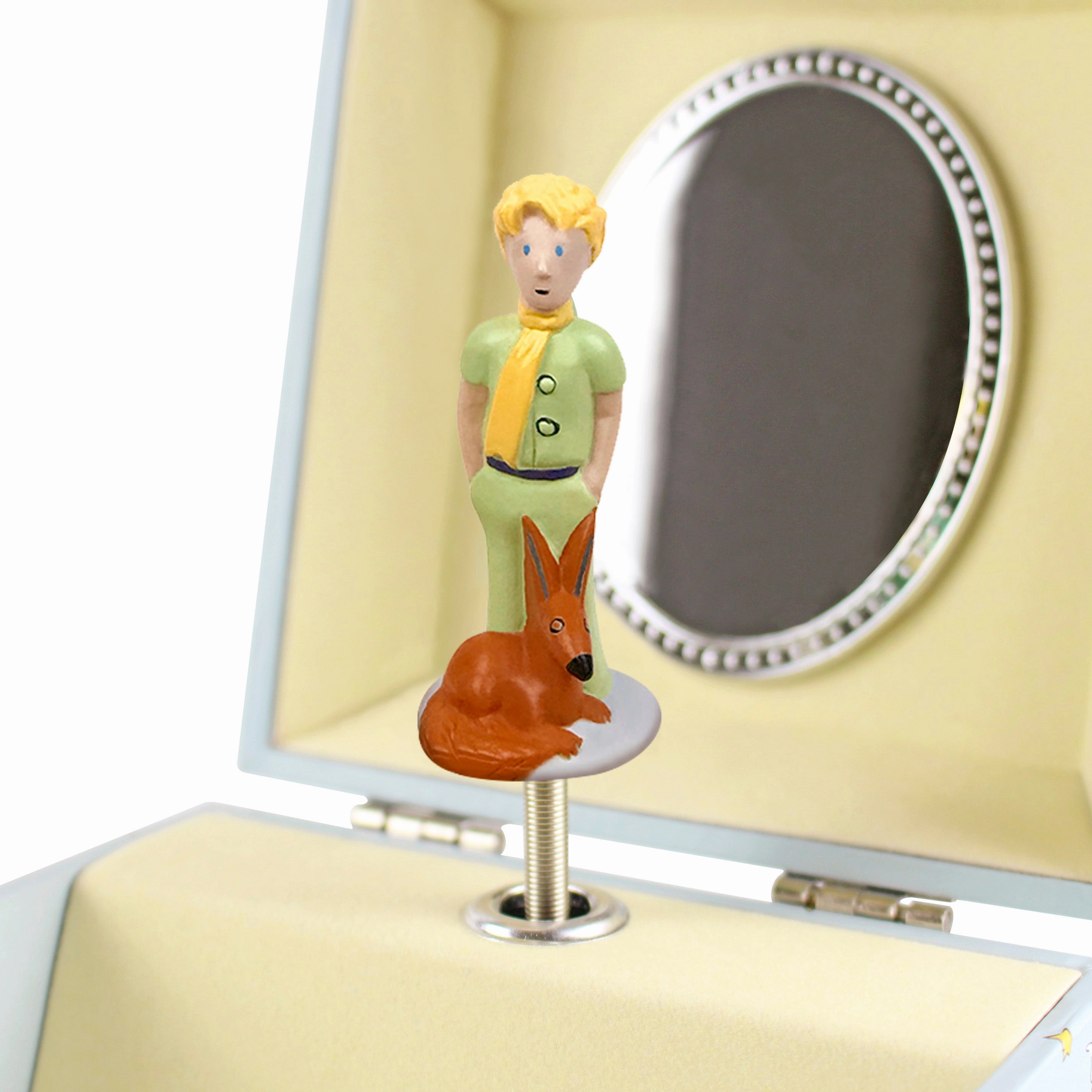 Trousselier Photoluminescent Musical Cube Box Little Price & His Sheep Glow In Dark
