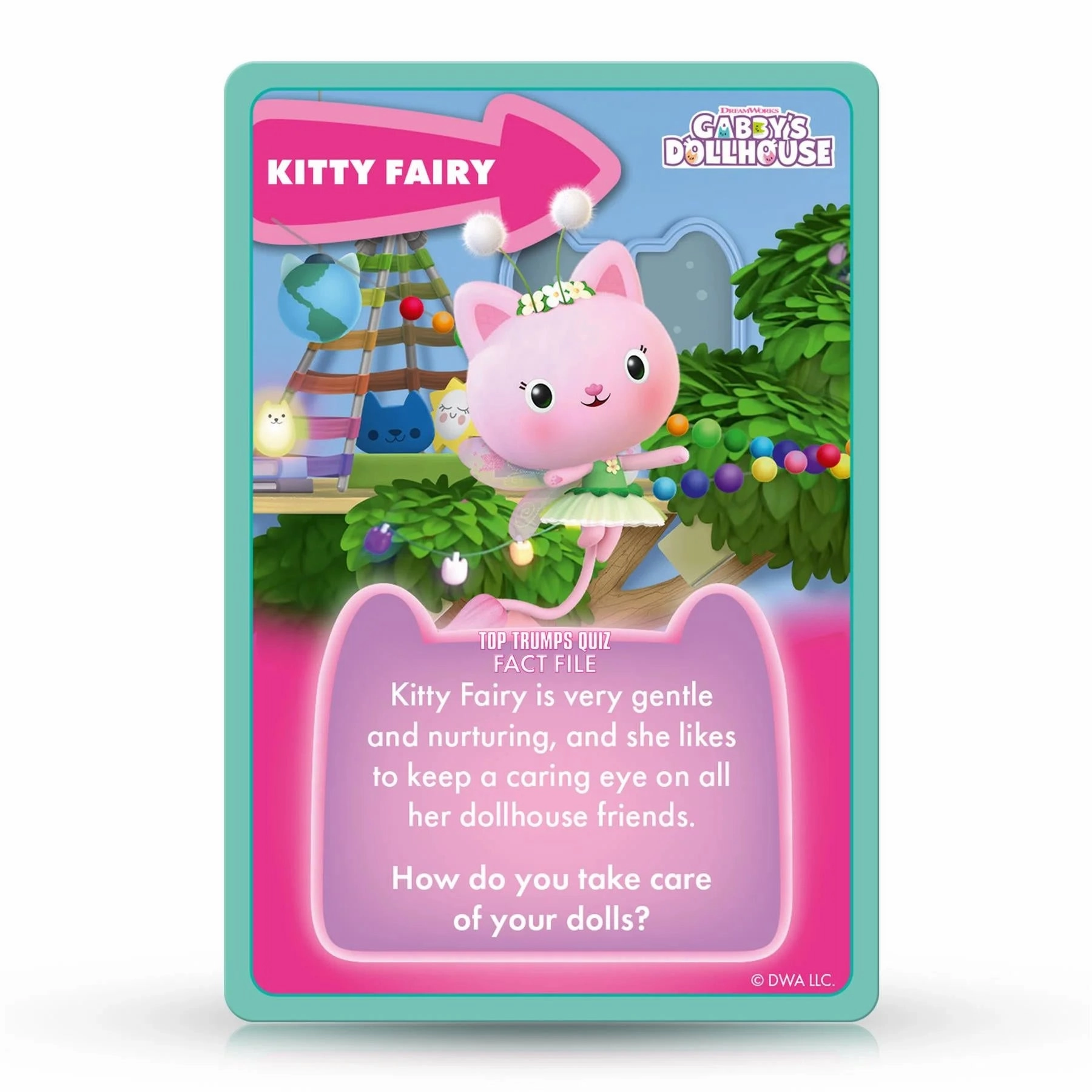 Trumps Junior Gabby's Dollhouse Quiz Card Game