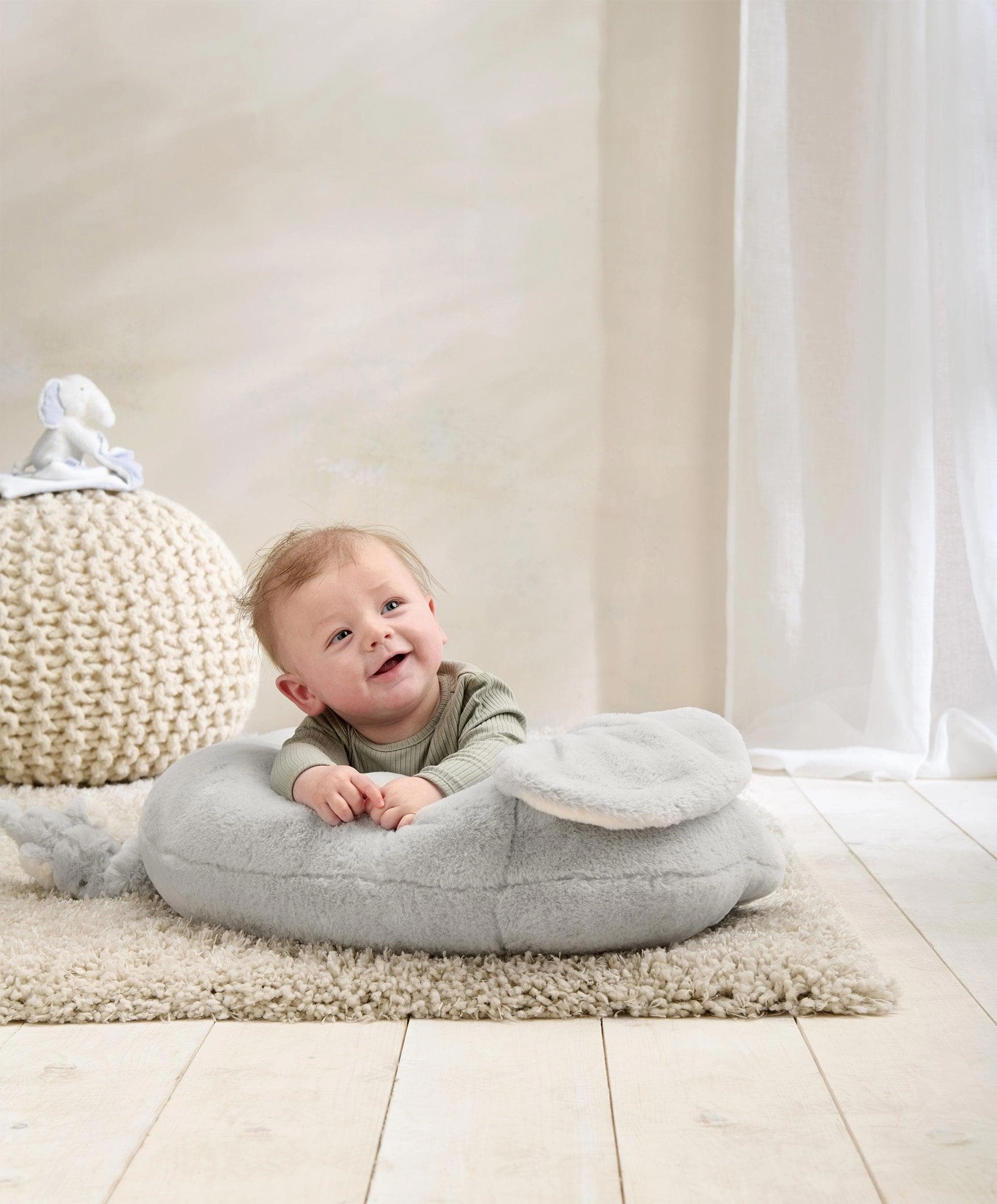 Tummy Time Snugglerug - Welcome to the World Elephant