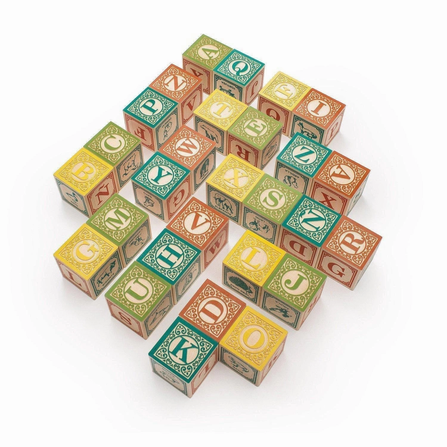 Uncle Goose Foreign Language Alphabet Blocks