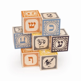 Uncle Goose Foreign Language Alphabet Blocks
