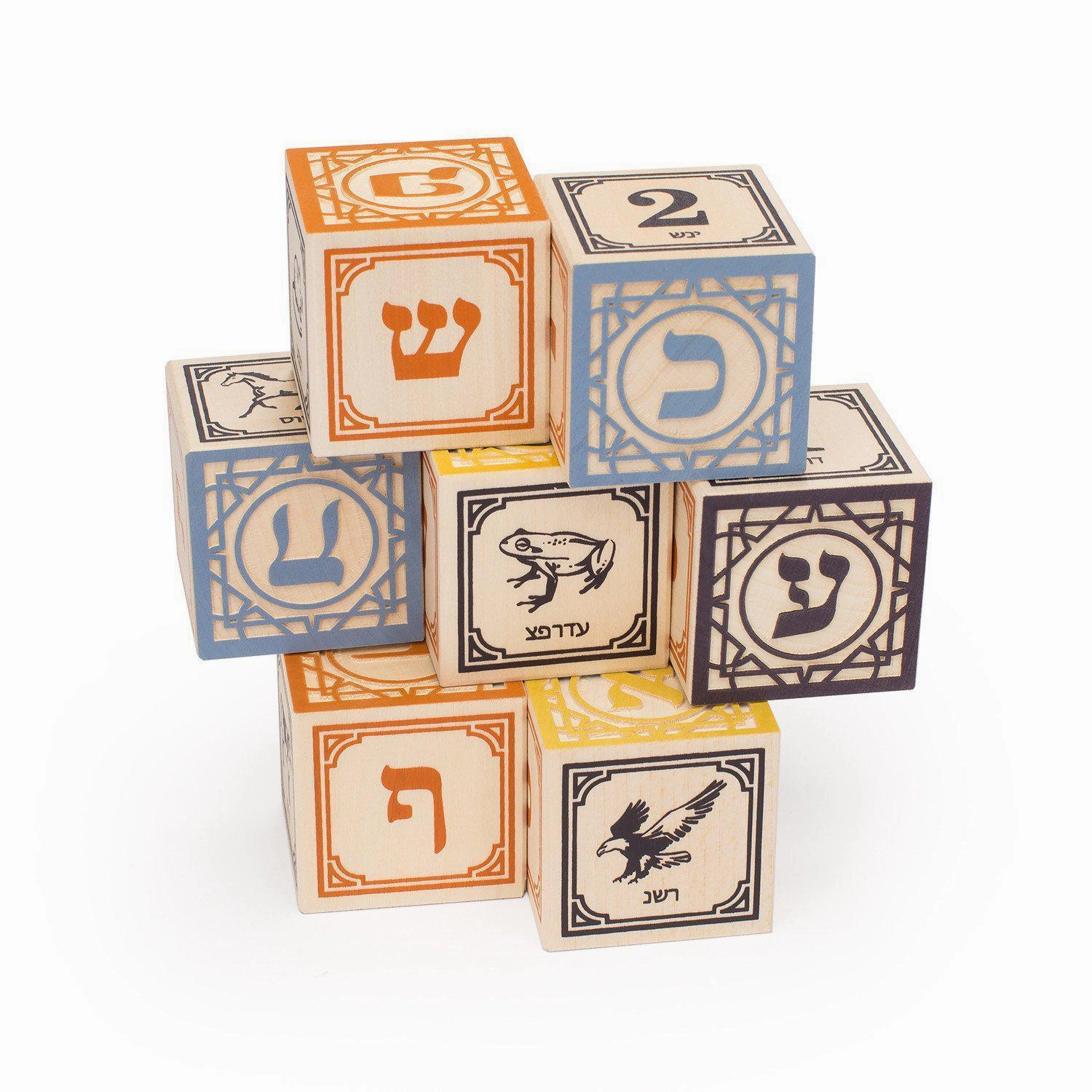 Uncle Goose Foreign Language Alphabet Blocks