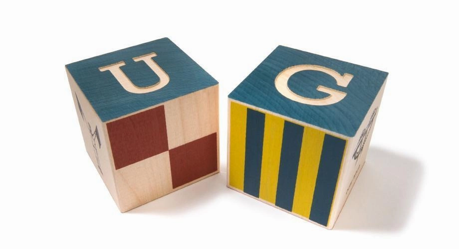 Uncle Goose Nautical Blocks w/ Canvas Bag