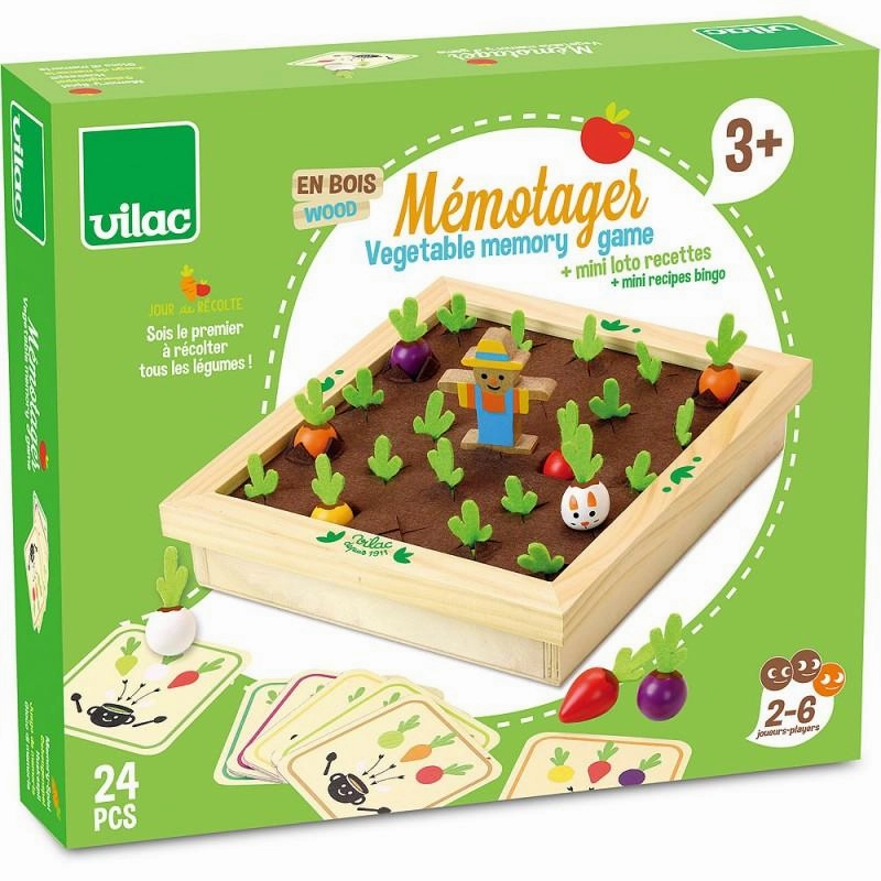 Vegetable Garden Memory Game by Vilac