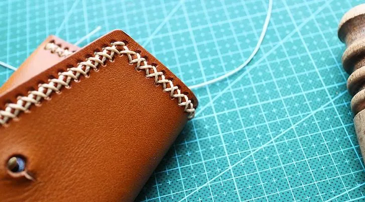 Vintage Leather Mens Card Wallet Change Wallet Coin Wallet Front Pocket Wallet for Men
