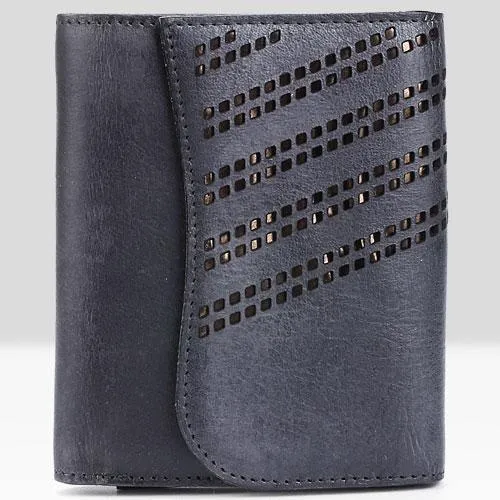 Vintage Mens Cool Small Trifold Leather Wallet Men billfold Zipper Wallets for Men