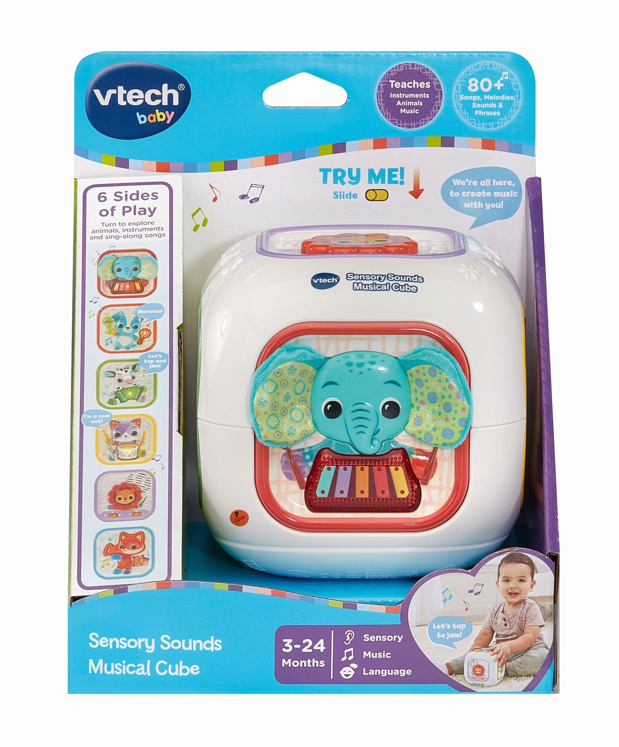 VTech Sensory Sounds Musical Cube