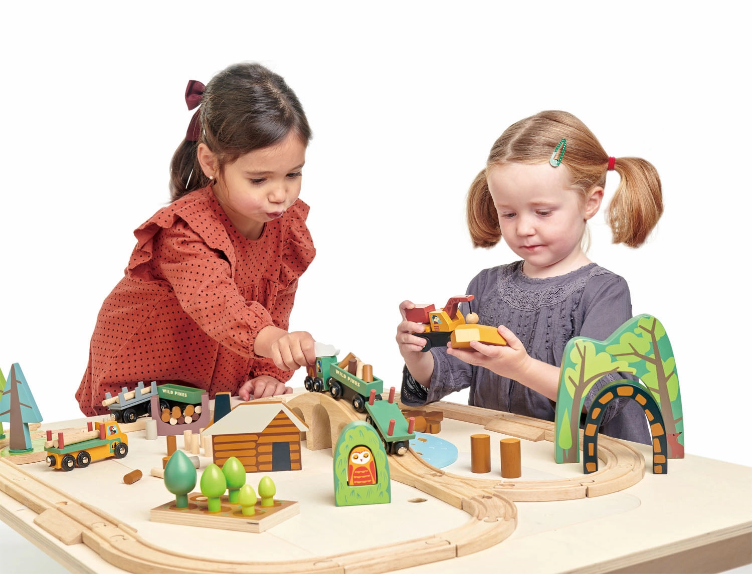 Wild Pines Wooden Train Set