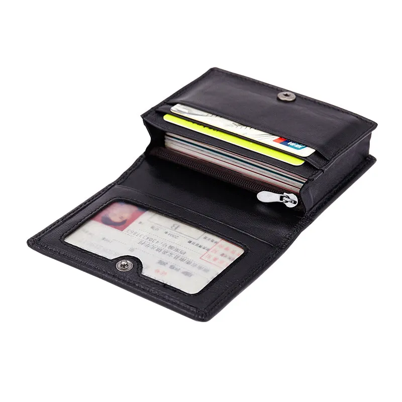 Women Blue Braided Leather Billfold Wallet Small Wallets Bifold Wallets For Women