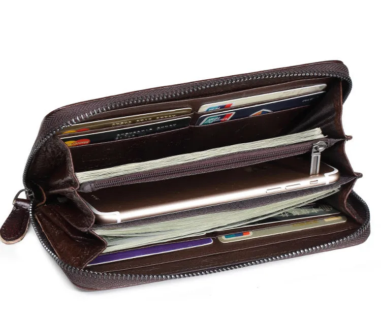 Womens Hummingbird Red Leather Zipper Clutch Wallet Wristlet Wallet Floral Ladies Zip Around Wallet for Women