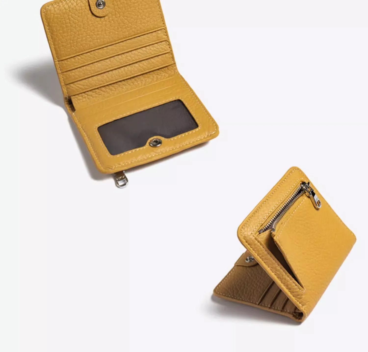 Women's Small Wallet Women's Billfold Leather Billfolds for Women Women's Short Wallet
