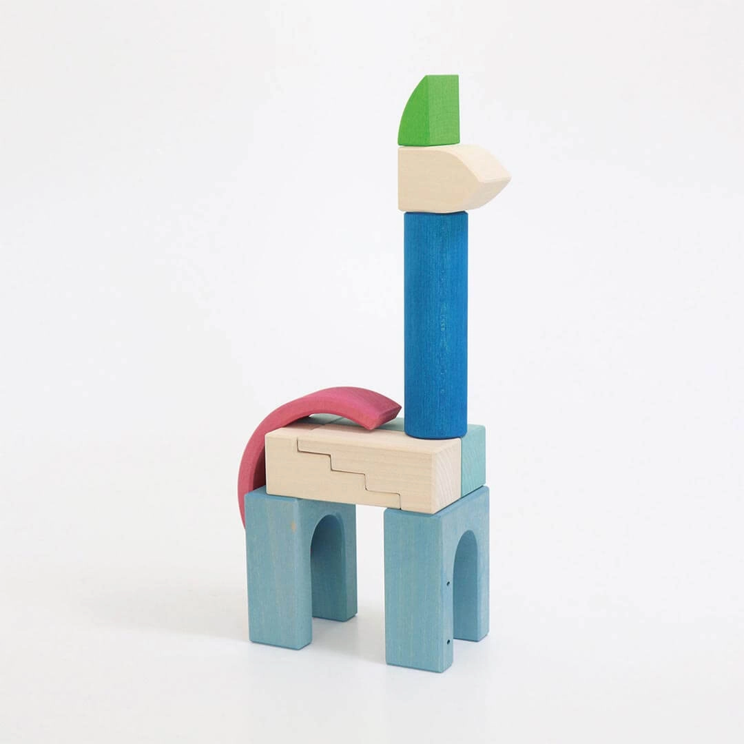 Wooden Building World Polar Light Set