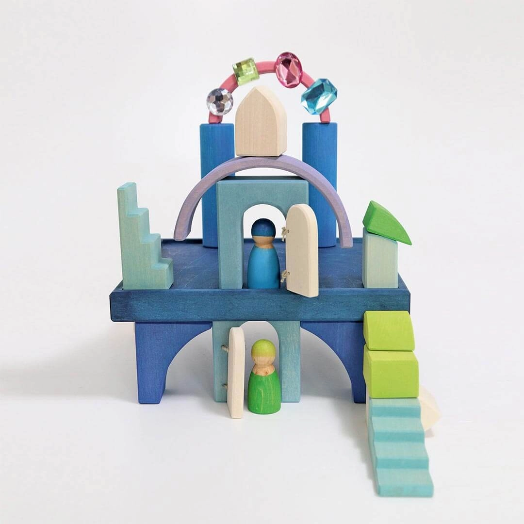 Wooden Building World Polar Light Set