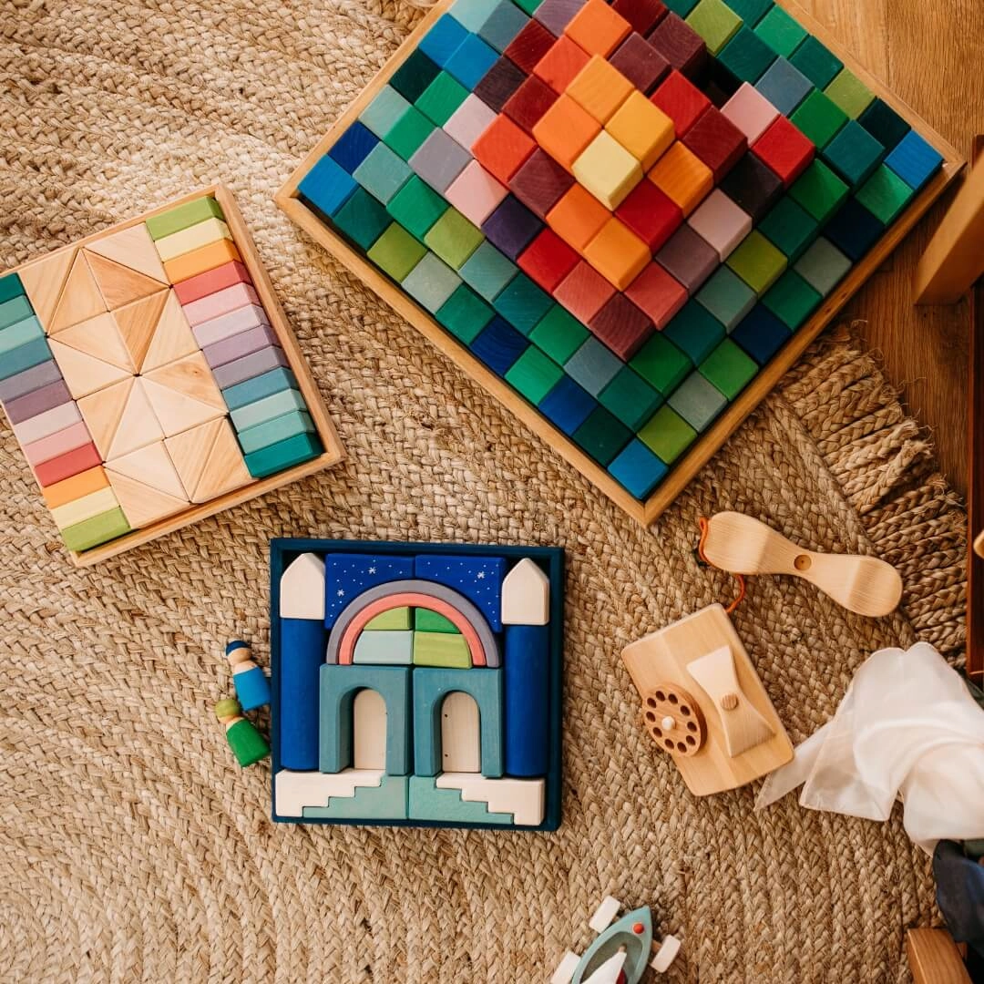 Wooden Building World Polar Light Set