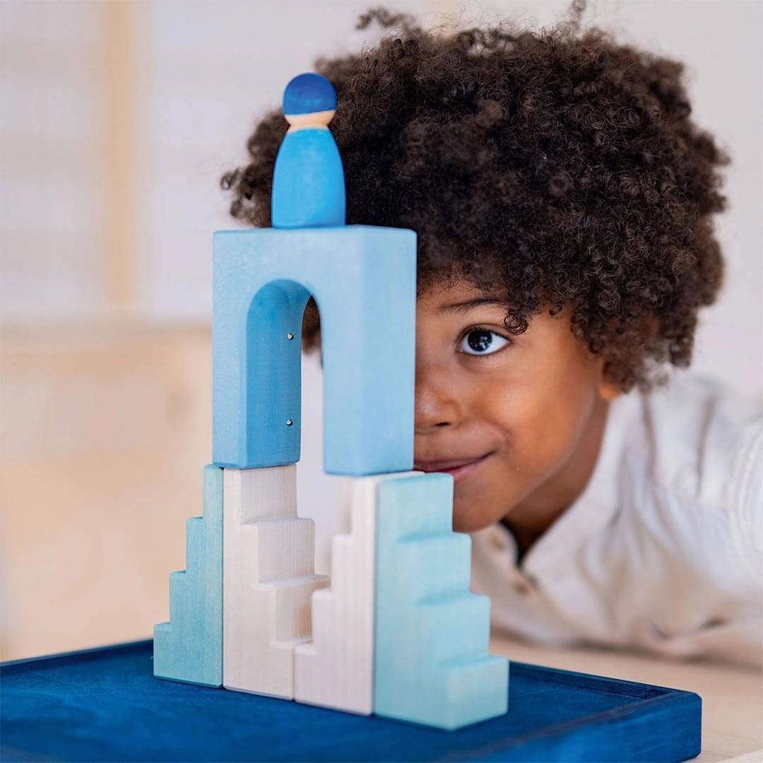 Wooden Building World Polar Light Set